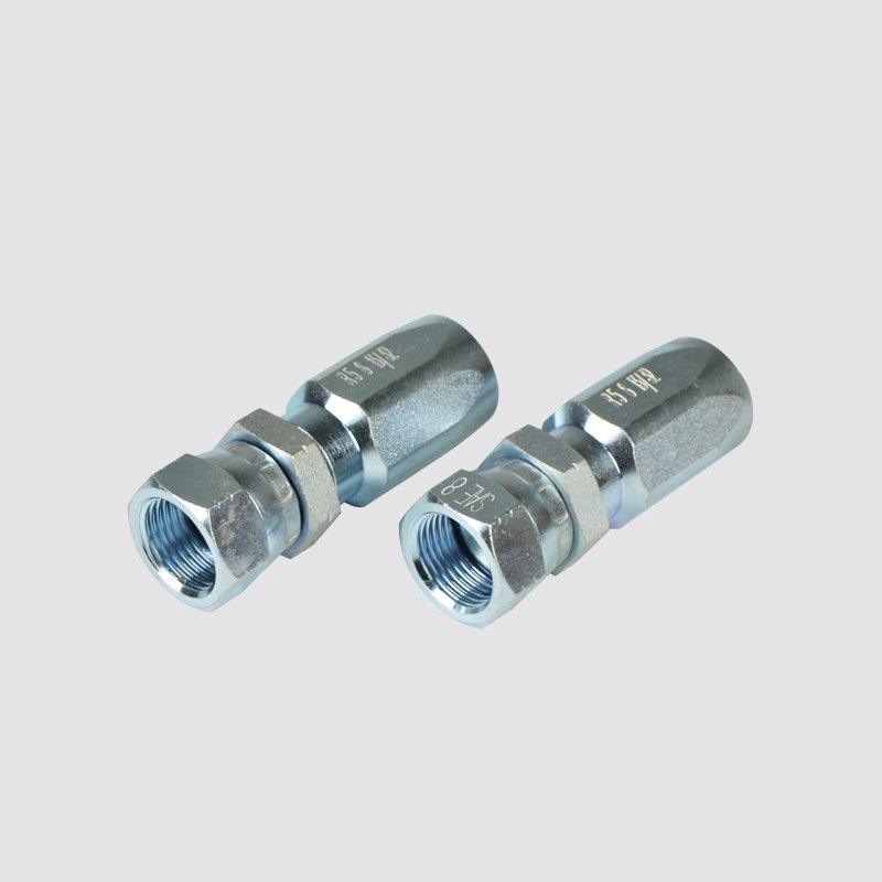 22618 - 04 - 04 Good Quality BSP Female Reusable Hydraulic Hose Fittings For R5 Hose